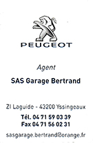 Partenaire Garage Bertrand Peugeot Yssingeaux : Accès au site web