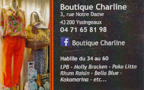 Partenaire Boutique Charline : Accès au site web